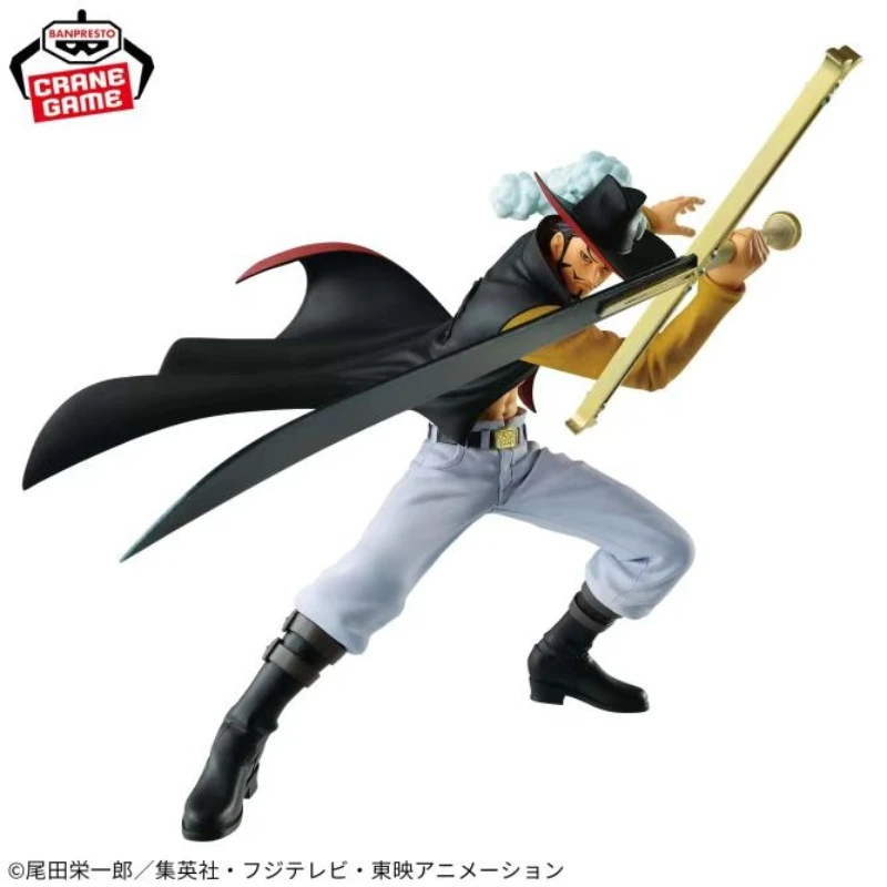 Bandai Banpresto One Piece Navigation King BATTLE RECORD COLLECTION Figurka Anime Eagle Eye Dracule Mihawk Model Lalka Ozdoby