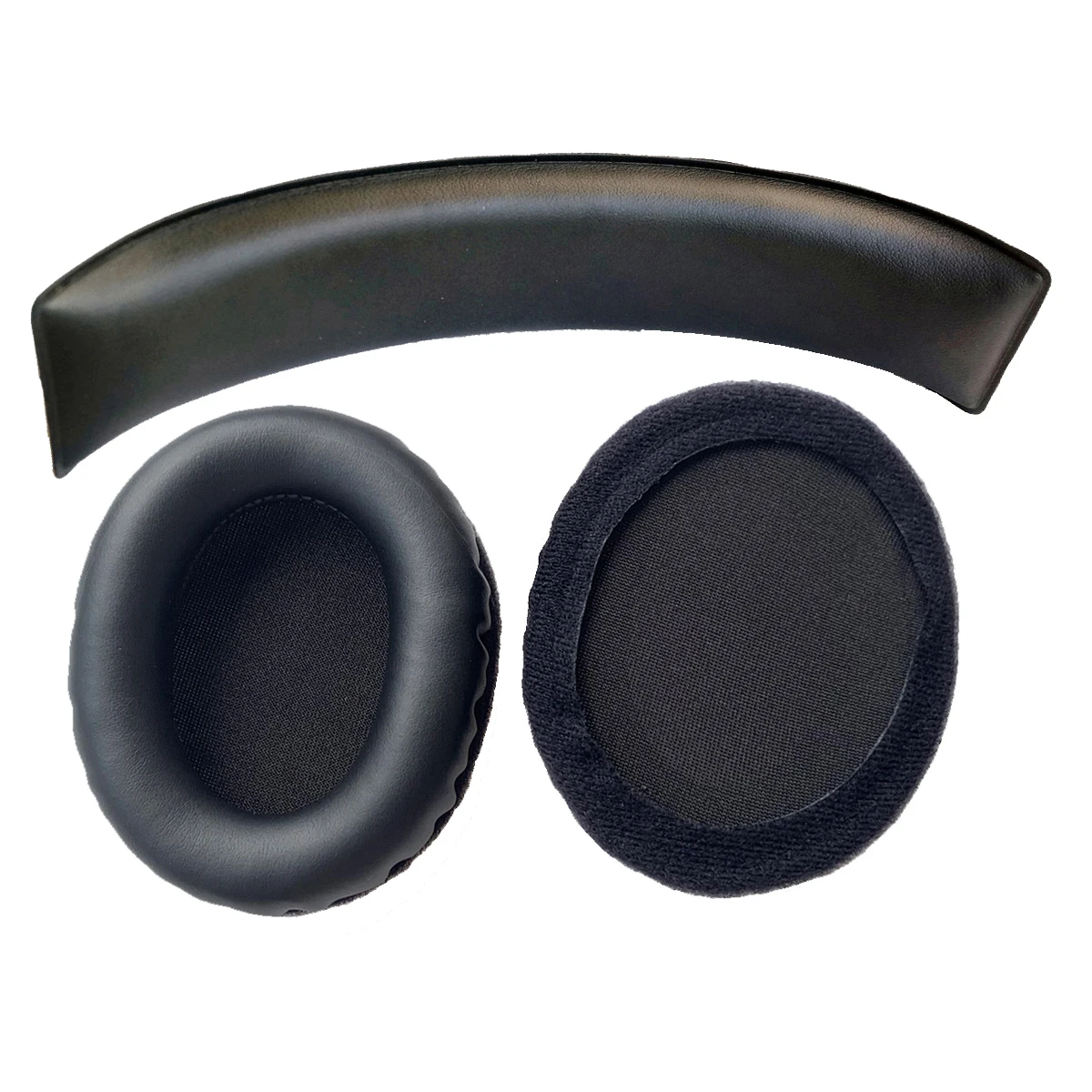 Earpads Leather+Headband Cushion Repair Parts for use with Sennheiser PC330 PXC330 PC333D 3D Game HD205 HD205II (1 Set)