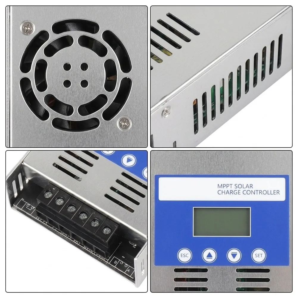For MPPT for solar Charge Controller 60A for solar Powered Houses with Temperature Controlled Operation and LCD Interface