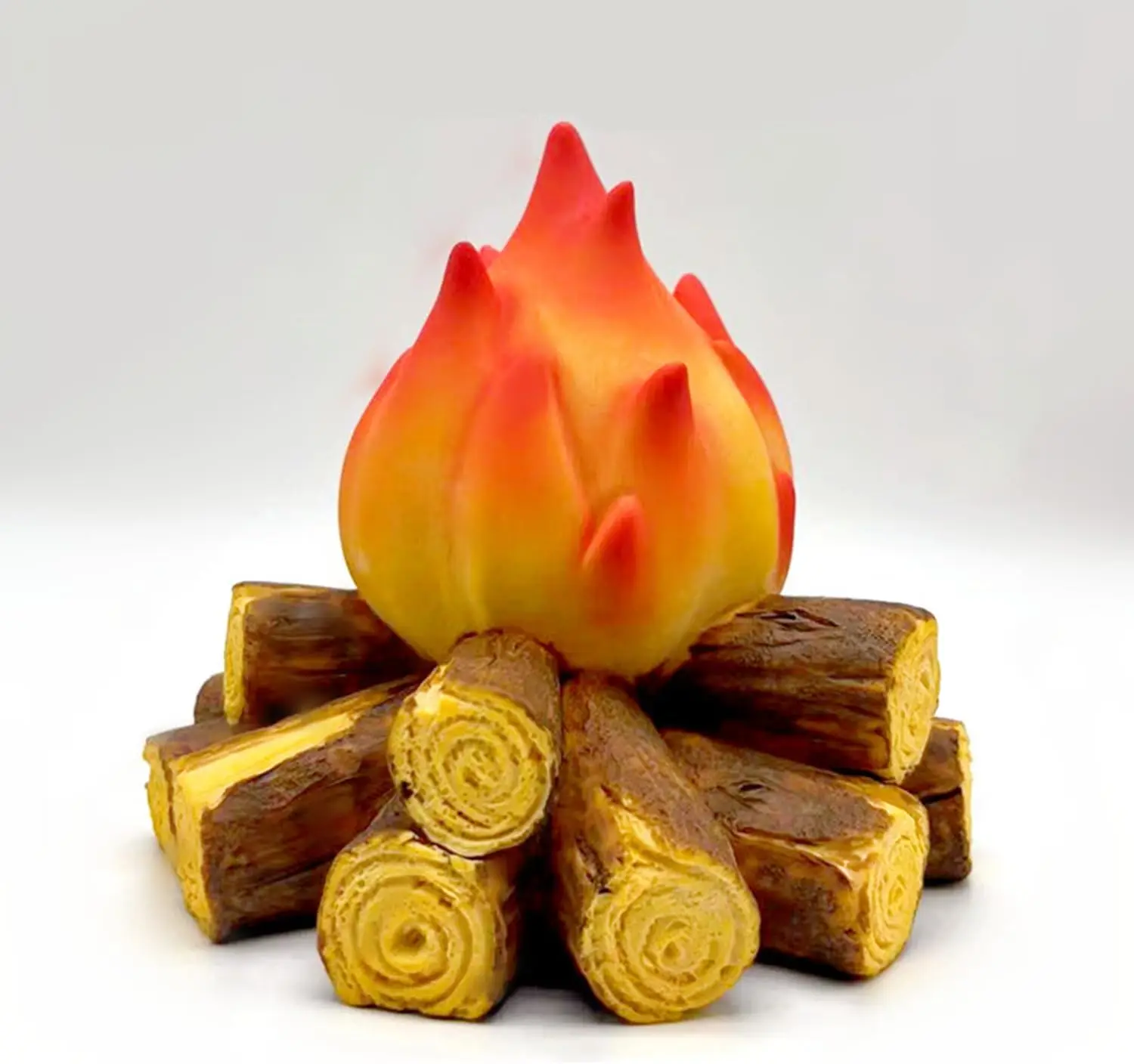 

Fake Campfire Night Light, 3D LED Fire Pit Lamp for Halloween Christmas Party Decorations Home Garden Yard