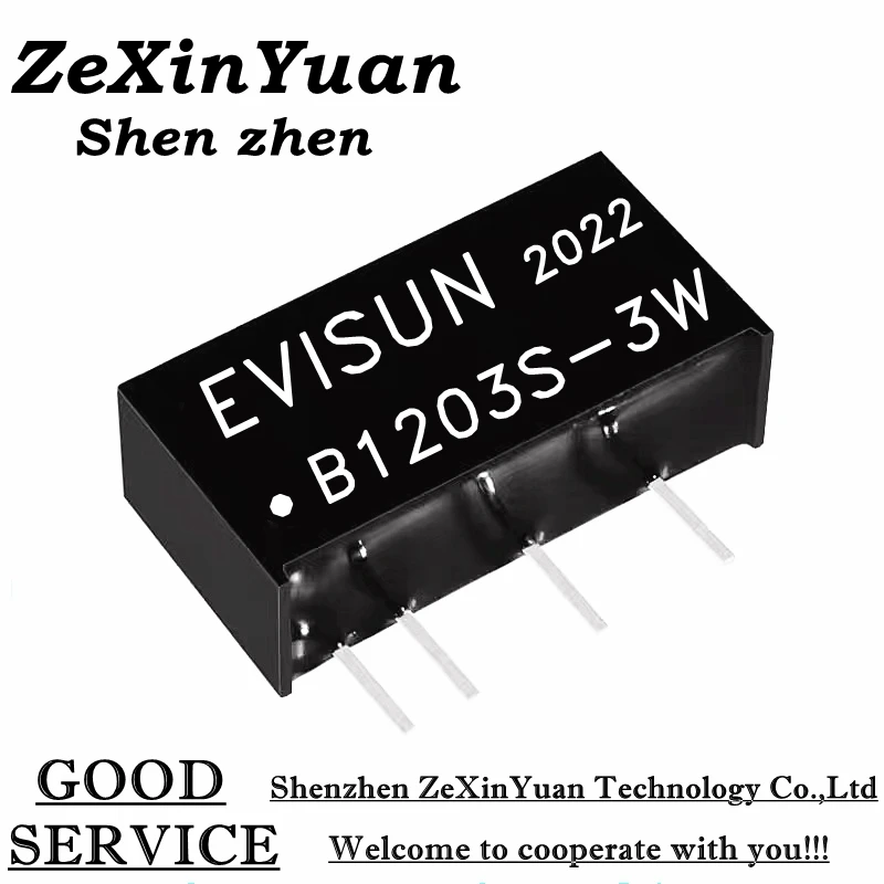 5PCS B1203S-3W B1205S-3W B1209S-3W B1212S-3W B1215S-3W B1224S-3W 12V TO 3.3V 5V 9V 12V 15V 24V 3W DC-DC isolapted power module