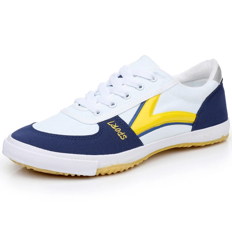 Professional Badminton Table Tennis Shock Absorption Sports Shoes Men Women Canvas Shoes Breathable High Elastic Anti-slip Tr... - view 5