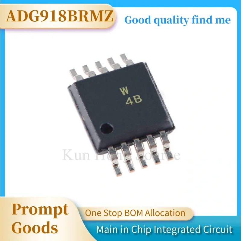 (1piece)100% New ADG918 ADG918BRM ADG918BRMZ W4B Msop-8 Chipset