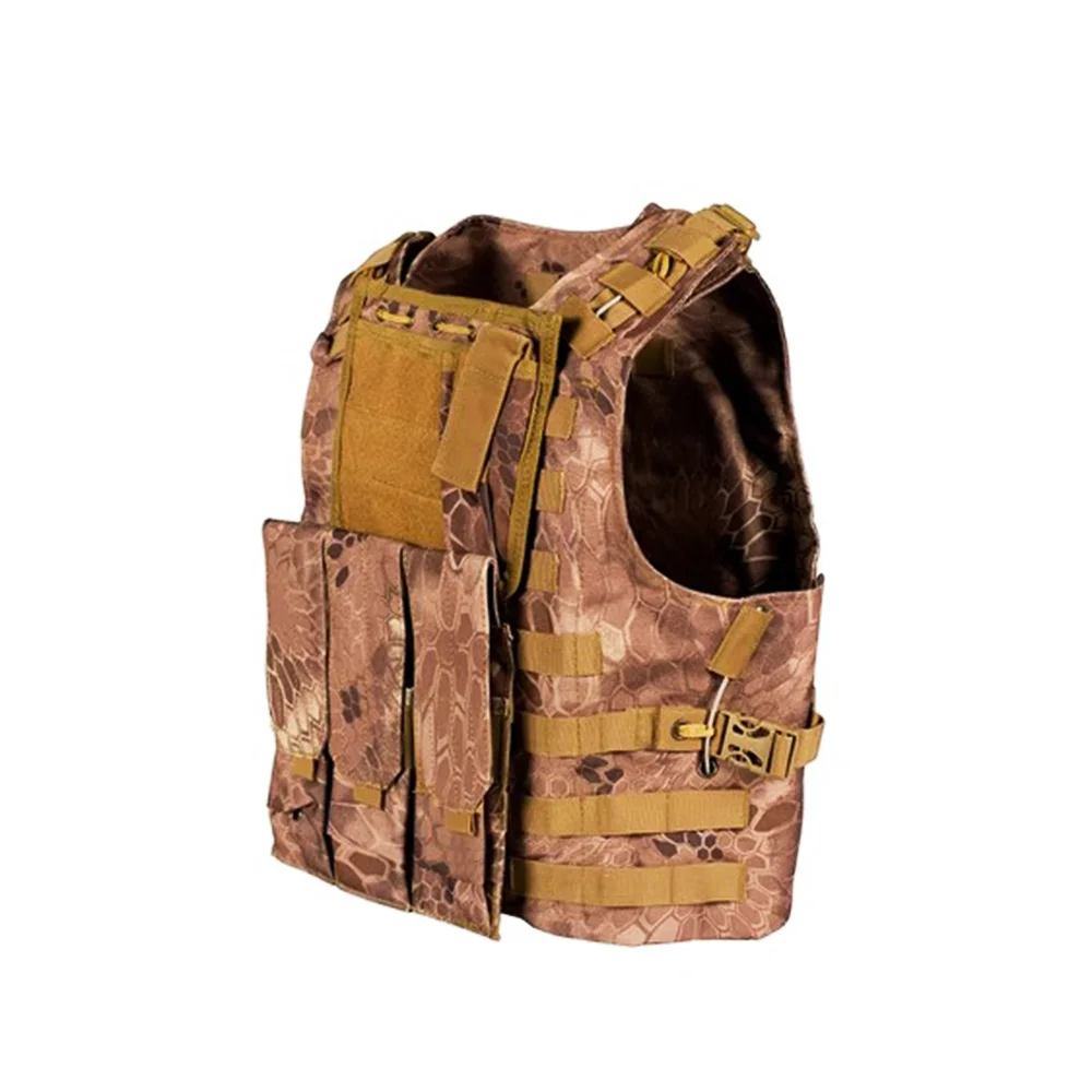 Military Outdoor Hunting Tactical Vest Adjustable Nylon Protective Vest Multi-Functional Outdoor Camouflage Durable Combat Equip