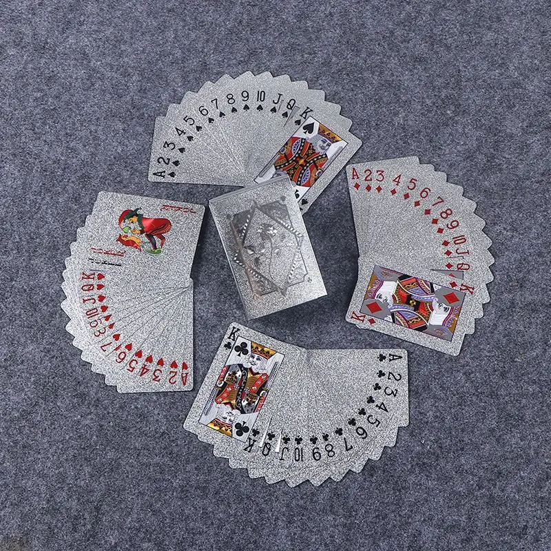 

Водонепроницаемые игральные карты из ПВХ - Прочный набор для покера, фокусов и коллекционирования подарков