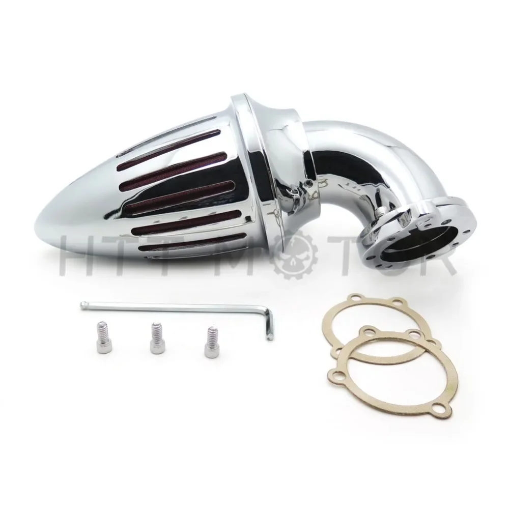 

Motorcycle Spike Air Cleaner Filter Kits for Harley 2016-2017 FXDLS,2008-2016 Touring and Trike CHROME