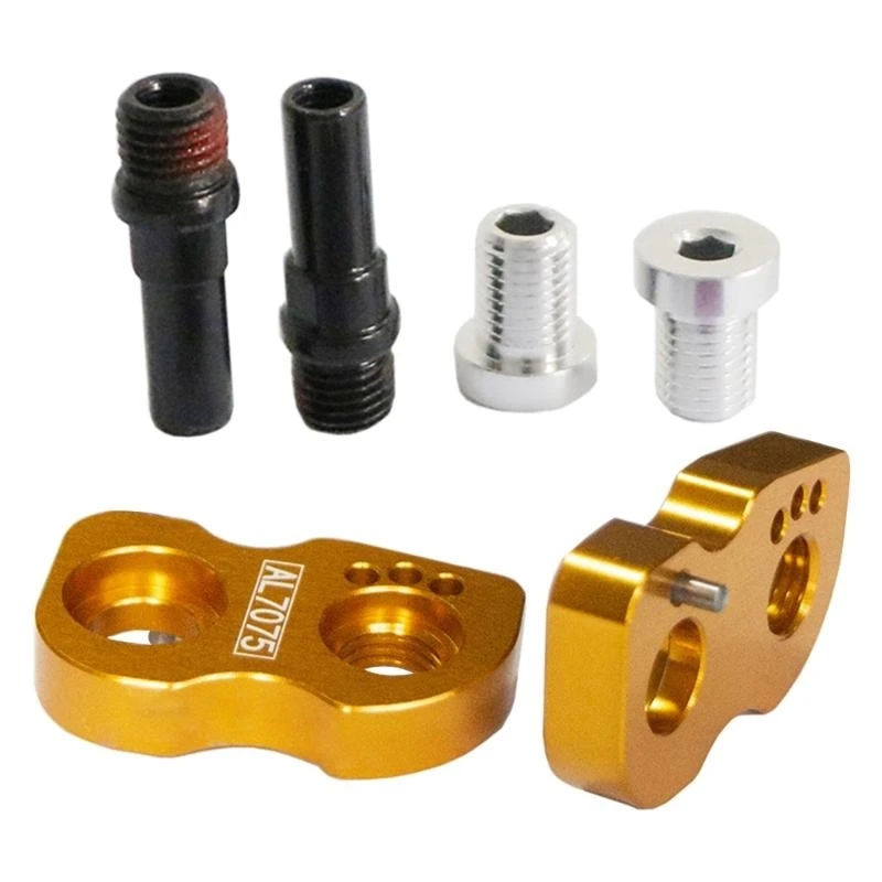 U2JB Cycling v Brake Extension Mounts Bike Brake Adapter Aluminium for Frame & Fork