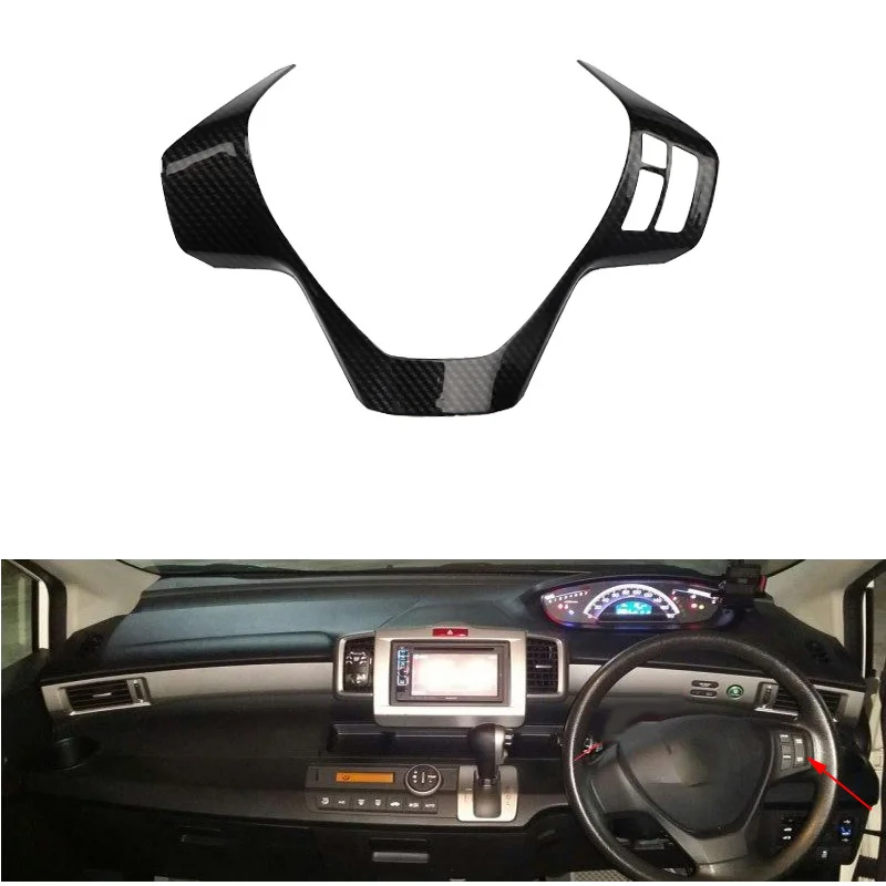 Voor Honda Freed GB3 Rechtsgestuurde interieurafwerking luchtuitlaat decoratieve strip Schakelpaneelafdekking koolstofvezelpatroon