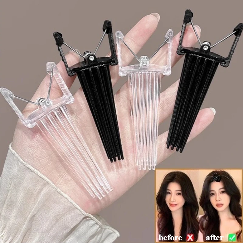 

Instant High Skull Top Hair Clip Korean Unisex Root Booster Hairpin Fluffy Styling Clip Hair Comb Anti Slip Styling Volumizer