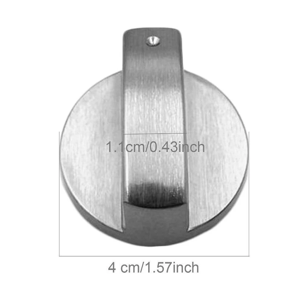 2ks rotační přepínače kolo boule sporák palič kamna kuchyň částí madla kov záře spínač knoflík  8mm  typ 1