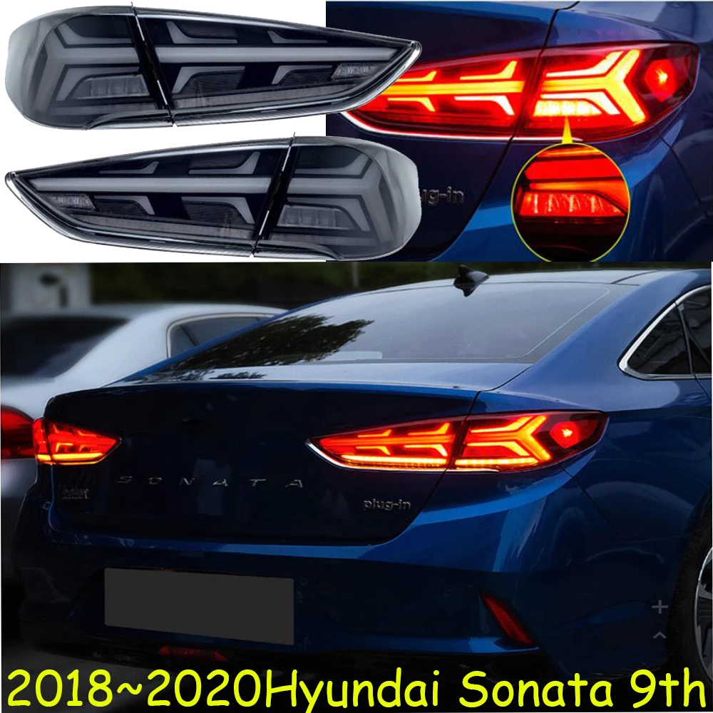 car bumper taillight Sonata Tail Lamp+Turn Signal+Brake+Reverse 2018 2019 2020y car accessories Sonata rear lamp