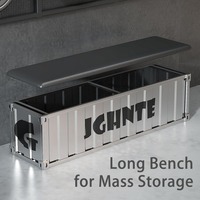 Modern Metal Stools Design Ottomans Rectangular Chair with Storage Space Shoe Changing Benches Outdoor Entrance Hall Furniture