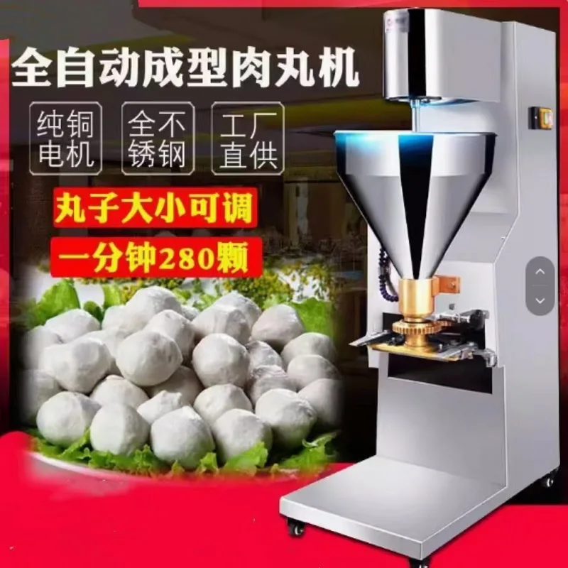 

Hot Sale Automatic Industrial Small Fishball Beef Stuffed Fish Meatball Maker Mold Former Forming Beater Product Making