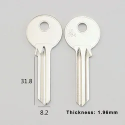 10 pz/lotto House Long key blanks UL054 per Guli S slot Ball lock door key blanks