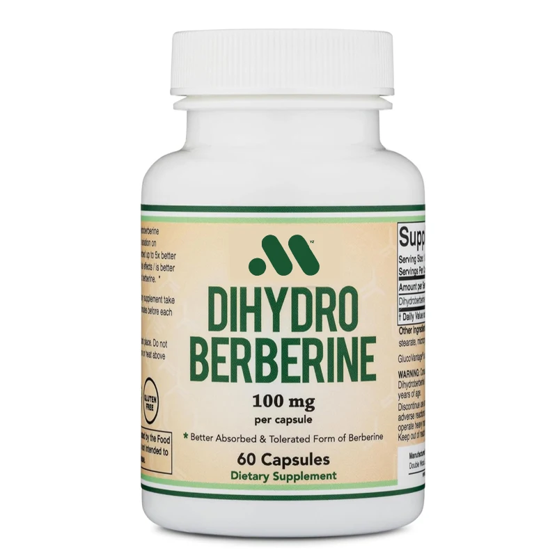 Dihydroberine supplement 100mg, 60 capsules super small aspartic acid high absorption non genetically modified, vegetarian safe