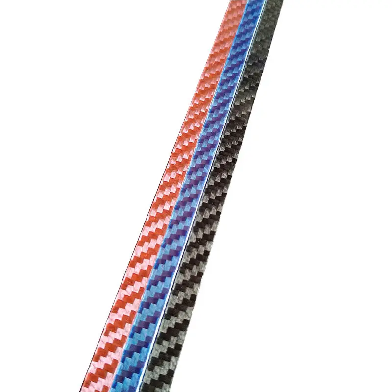 2pcs 3K Carbon Fiber Table Tennis Edge Tape Matte Anti-Collision Self-Adhesive Racket Side Protector Wear Resistant Blade Guard
