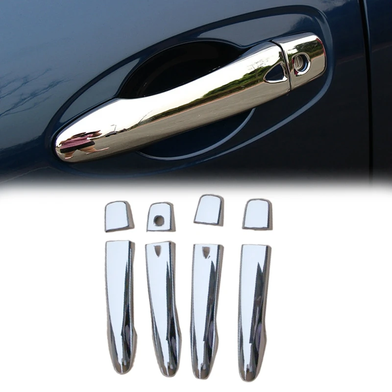 Copertura della maniglia della porta Pad Sticker Molding Styling Overlay Bezel per Renault Kadjar 2015 - 2018 Chrome