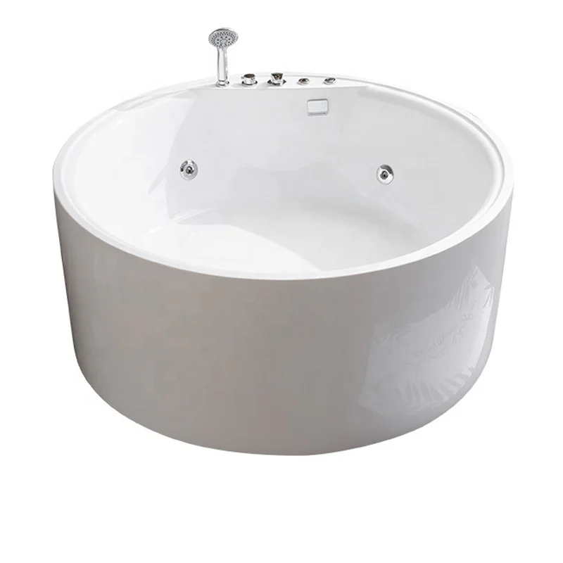 

&c Classics Round Freestanding Spa Surf Massage Hydro Massage whirlpool Jetted Bathtub with Low Price