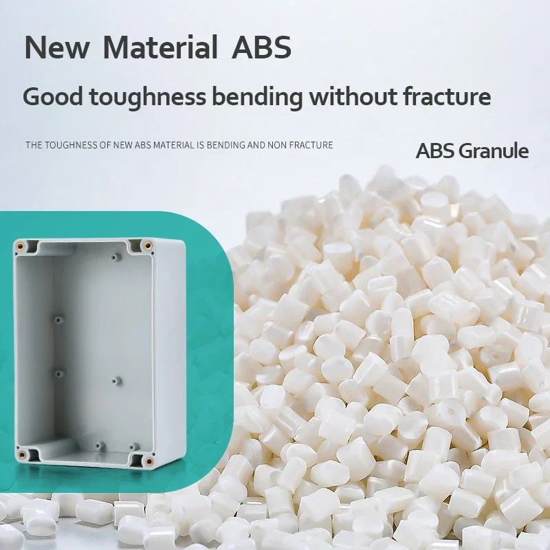 ABS plastic waterproof junction box, IP66 level waterproofing, multiple sizes of grey cover/transparent cover available for sele