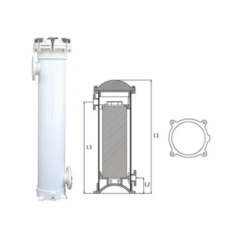 Fiberglass Reinforced Plastic (FRP) Bag Filter With High Flow Rate for Filtration