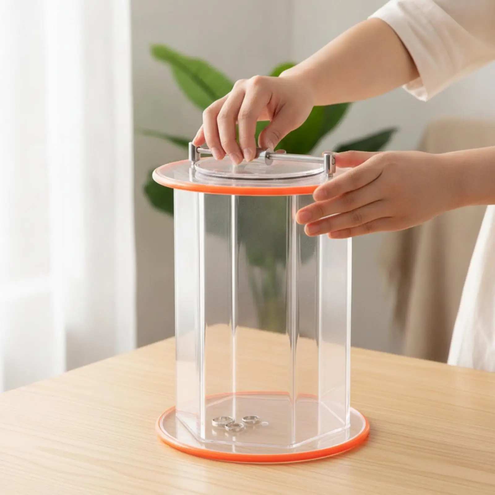 Jewelry Polishing Tumbler Reversible Rotary Tumbler with Timer 5-Speed