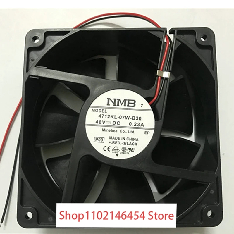 1 قطعة ل NMB-MAT 4712KL-07W-B30 P00 تيار مستمر 48 فولت 0.23A 120x120x32 مللي متر 2-سلك معدات مروحة #1