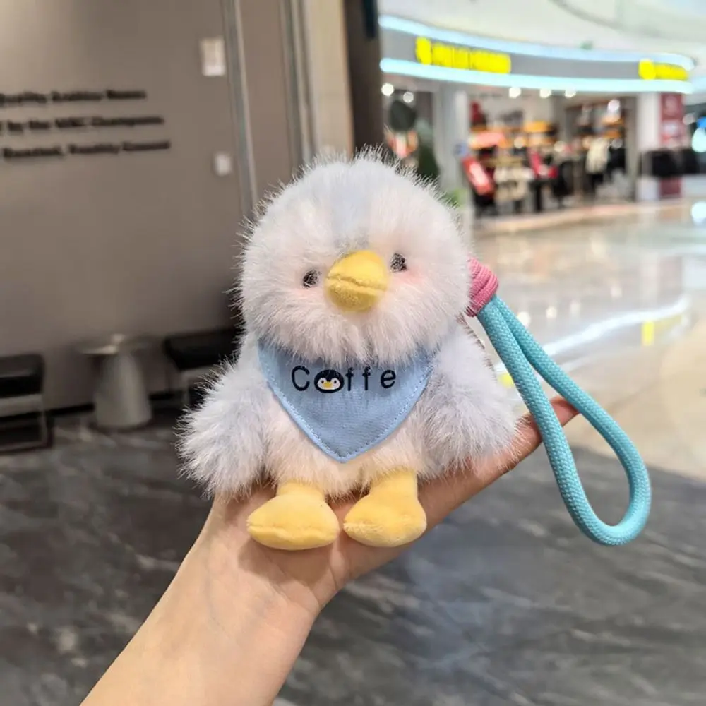 

PP Cotton Penguin Keyring Lifelike Fluffy Animal Peguin Dolls Pendant Hanging Ornaments Comfortable Cute Animal Keychains