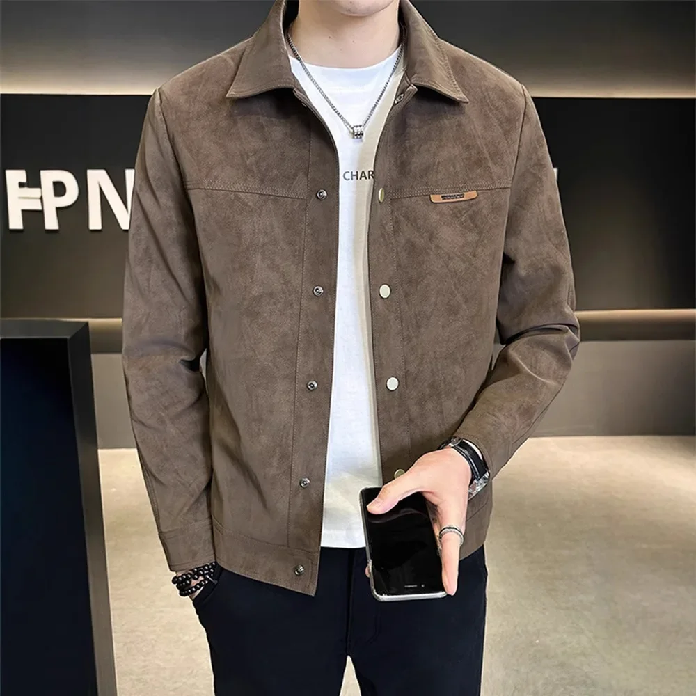 

Trendy High-End Niche Jacket for Men 2025 New Casual Style Loose Fit Fashionable Autumn/Winter Top Coat