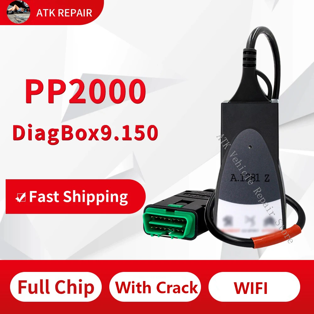 

PP2000 Diagnostic Tool Full Chip Diag box V9.150 with Keygen For Citr-oen/For D-S Car /For Peo-geot/For Op-el/For Fen-gShen 2024