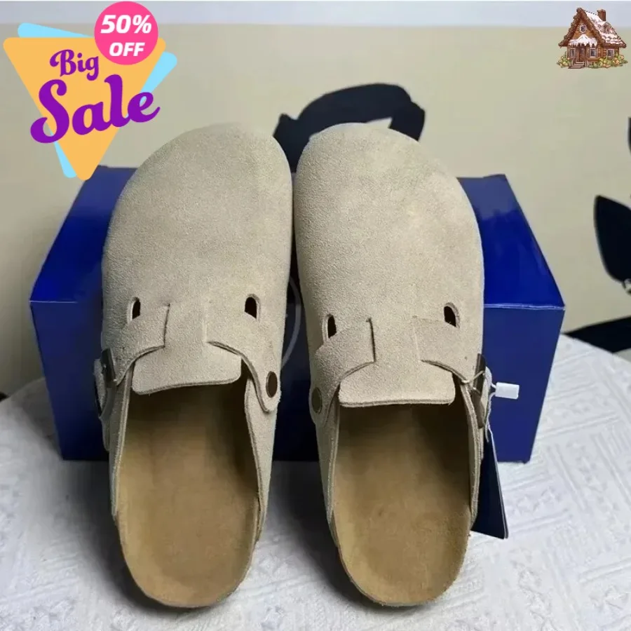 

Wonst NEW 2026 Fashion Leather Sandals for Men and Women Retro Casual Comfortable Anti-Slip Beach Shoes for Spring and Autumn