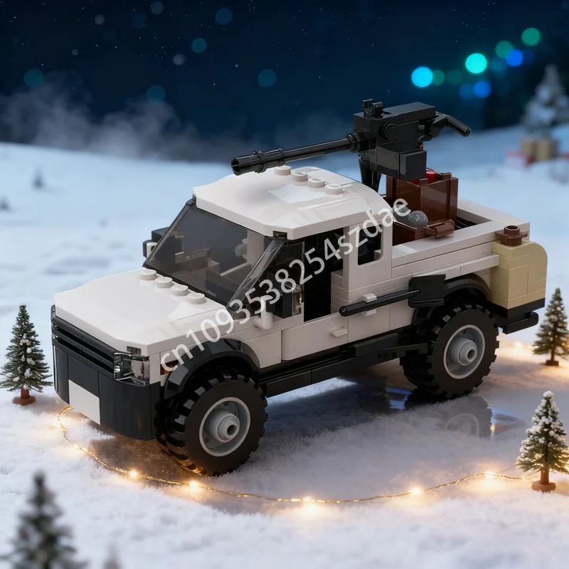 

406 шт. MOC TOYOTA TRUCK INSURGENTS BATTLE Модель Строительные блоки Строительство Сборка DIY Идея Игрушка Дети Рождественские подарки День рождения