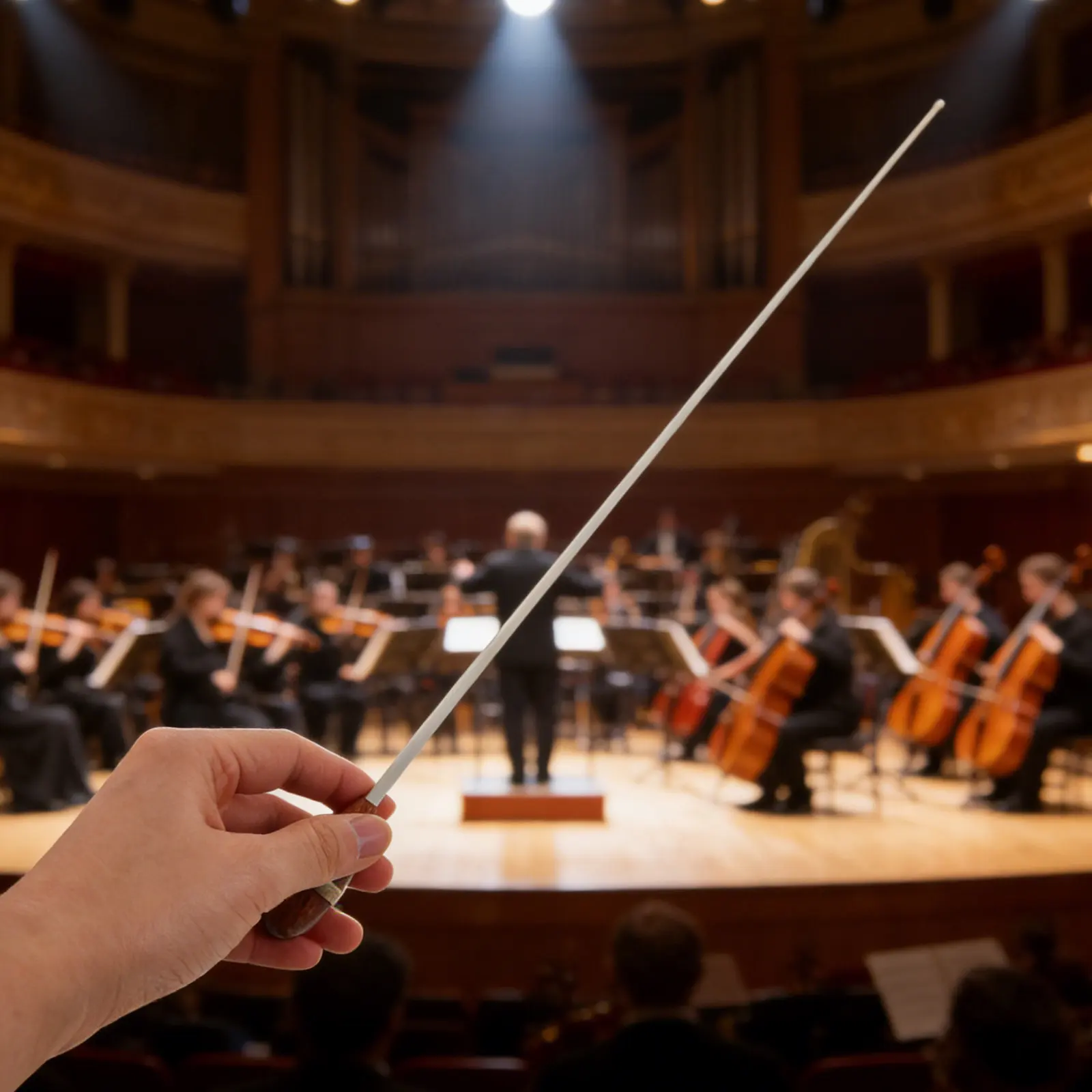 Wooden Handle Music Conductor Baton for Symphony Choral Orchestra Directors Professional Precision Ergonomic Comfort Versatile
