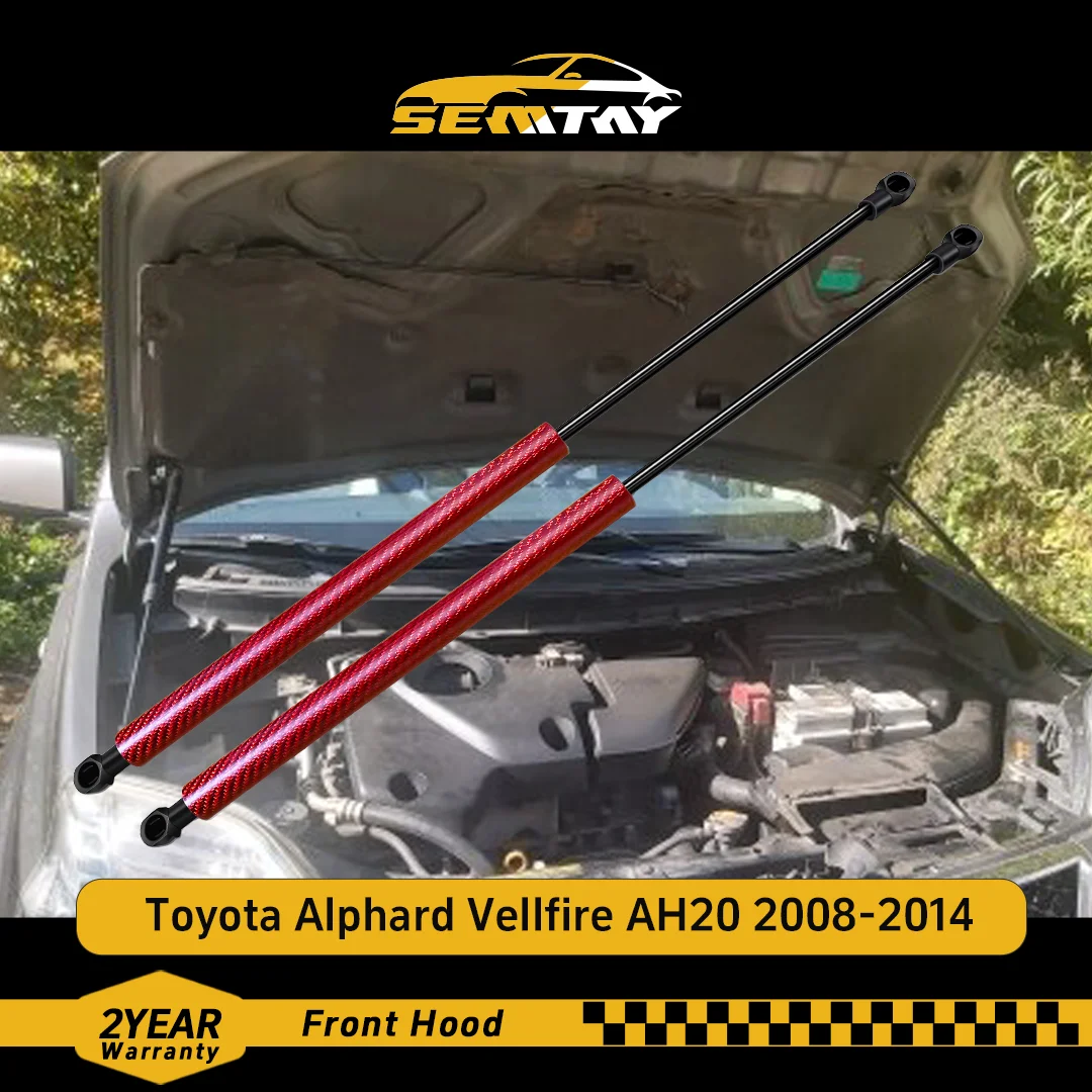 

Стойки капота SEMTAY, вспомогательные пружинные амортизаторы для Toyota Alphard Vellfire AH20 2008-2014, амортизаторы капота