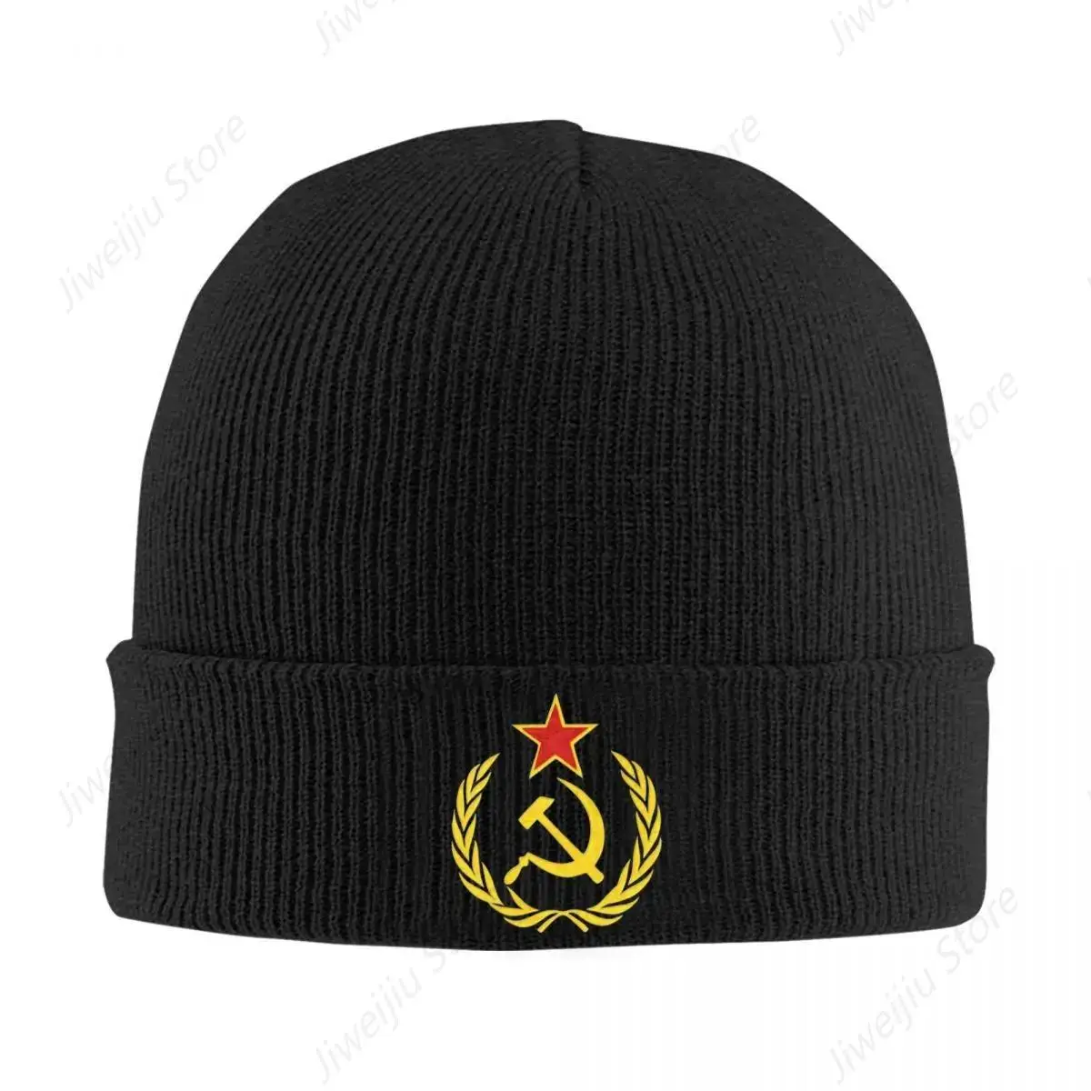 HAMMER AND SICKLE Beanie Hats Knitted Hat Kpop Thermal Elastic Men Women Caps Winter Graphic Funny Bonnet Hats Gift Idea