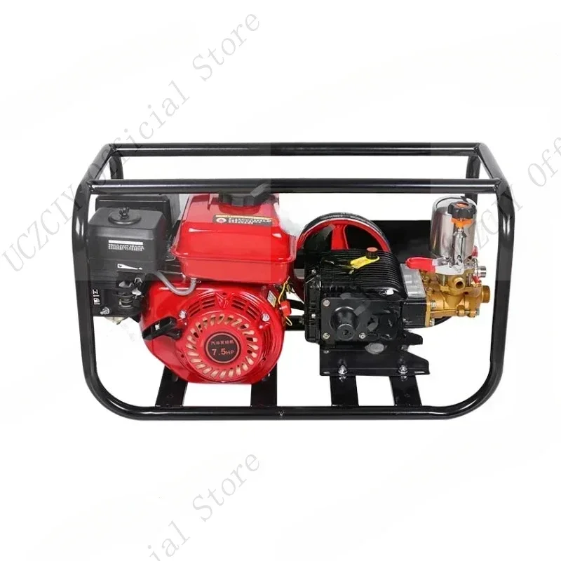 Four-stroke Gasoline High Pressure Sprayer Agricultural Orchard Sprayer Triple Cylinder Plunger Pump Sprayer