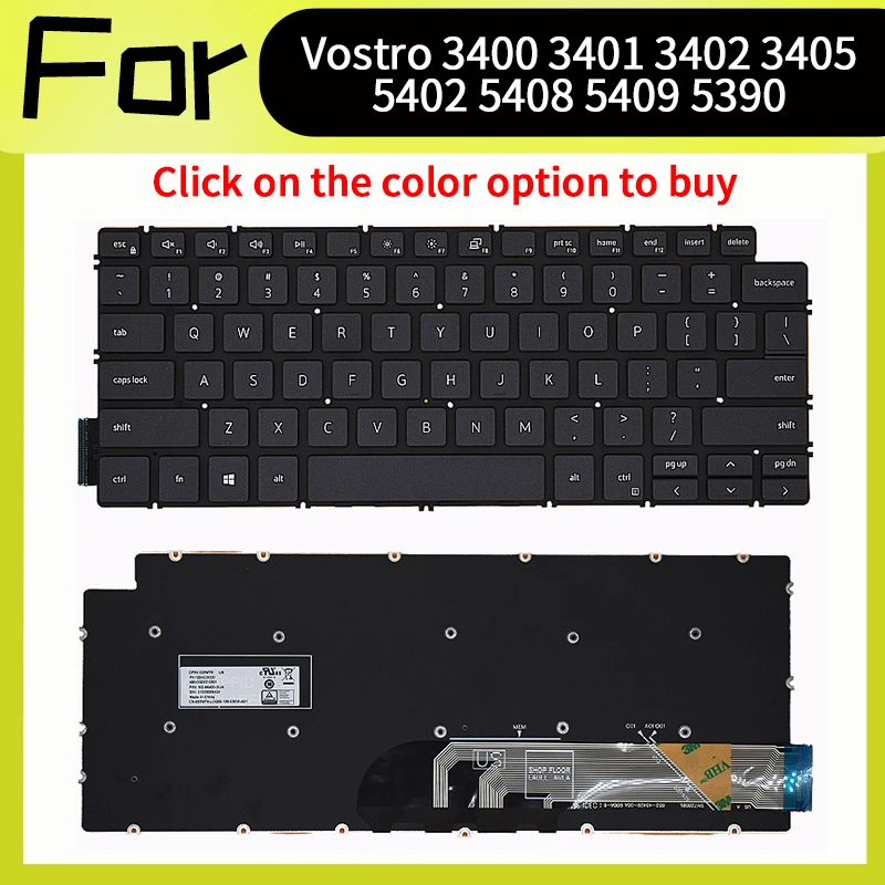 

Новая американская клавиатура для Dell Vostro 3400 3401 3402 3405 5402 5408 5409 5390