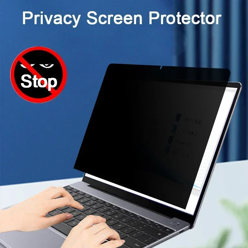 Protector de pantalla Anti-espía para HUAWEI MateBook D14 D15 X Pro 14,2 Laptop 13 14 15,6 17 pulgadas película Anti-Pío PET Filtro de privacidad Antideslumbramiento / antireflejo/ impermeable / antiincrustante