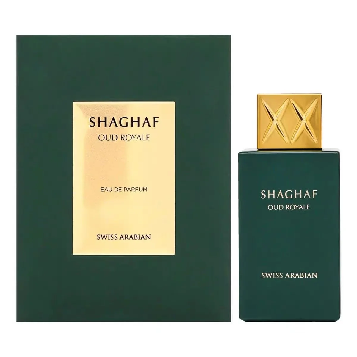 

Swiss Arabian Shaghaf Oud Royale Unisex Perfume - Luxurious Amber & Spicy Notes, Ideal Gift for Any Occasion.