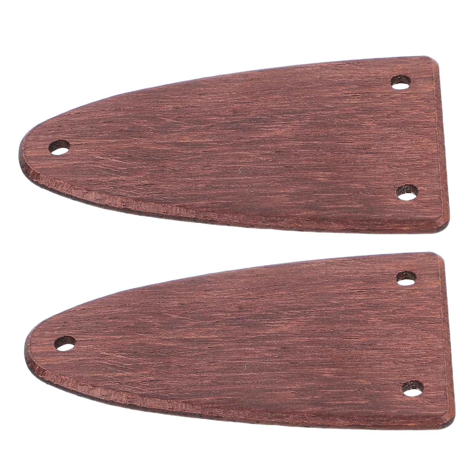 

2 Pcs Solid Wood Electric Guitar Accessories Truss Rod Covers Headgear Bass Replacement Part Maintenance