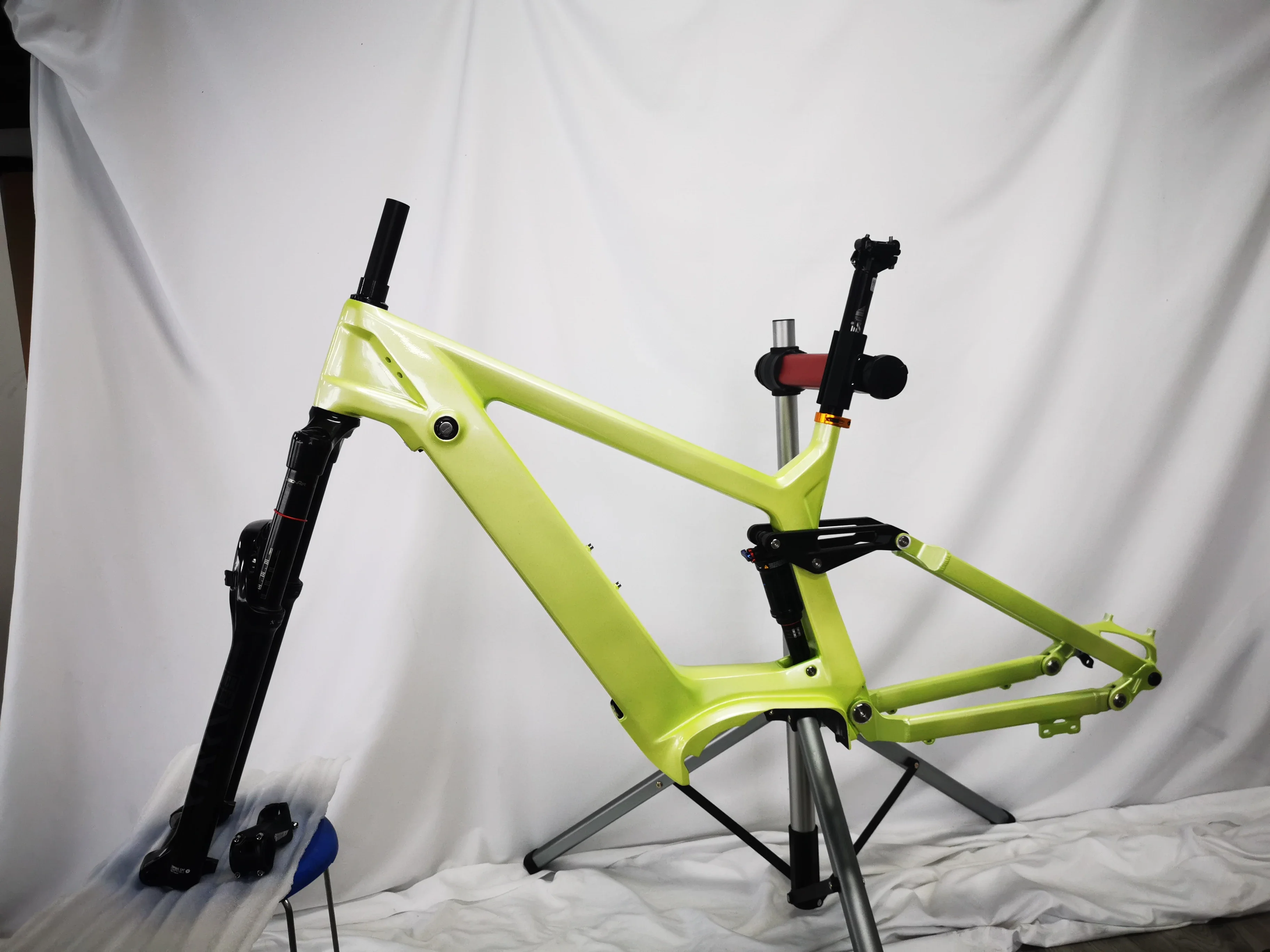 Frame Bafang G510 Carbon Fiber M620 Frame MTB 29\'\' Full Suspension Emtb Frame