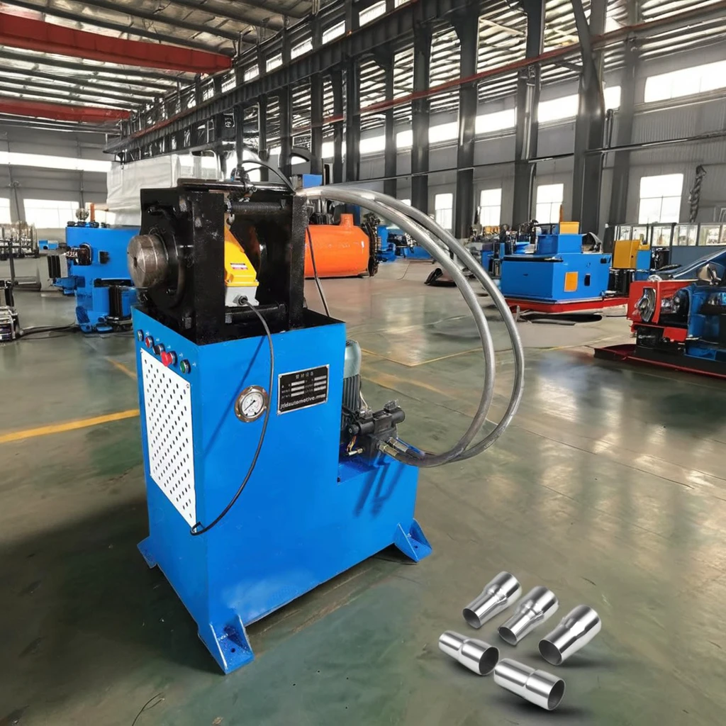 Semi Automatic Pipe Expanding and Reducing Machine Aluminum Tube End Forming Equipment Exhaust Pipe Processing