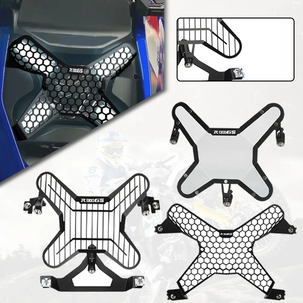 

FOR BMW R1300GS R1300GS Adventure 2023 2024 2025 Headlight Guard Motorcycle Head Light Protector Cover Aluminium Accessories