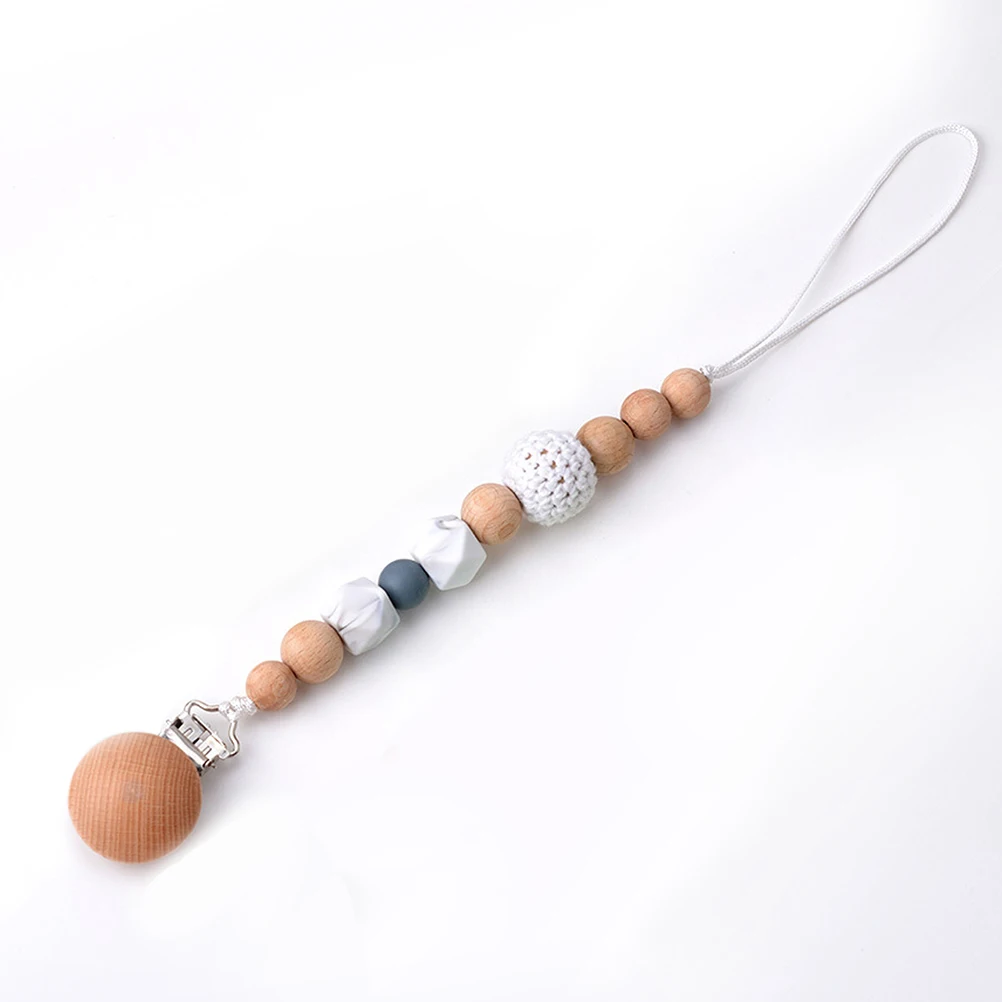 

Силиконовые зажимы для соски, кольца для прорезывания зубов для младенцев, цепочки для пустышек, яркий цвет, предотвращающий падение, средней длины, не спутывается