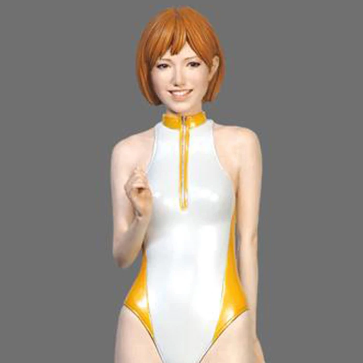 1/12 Racing girl, Resin Model figure GK, Japanese real person theme, Unassembled and unpainted kit