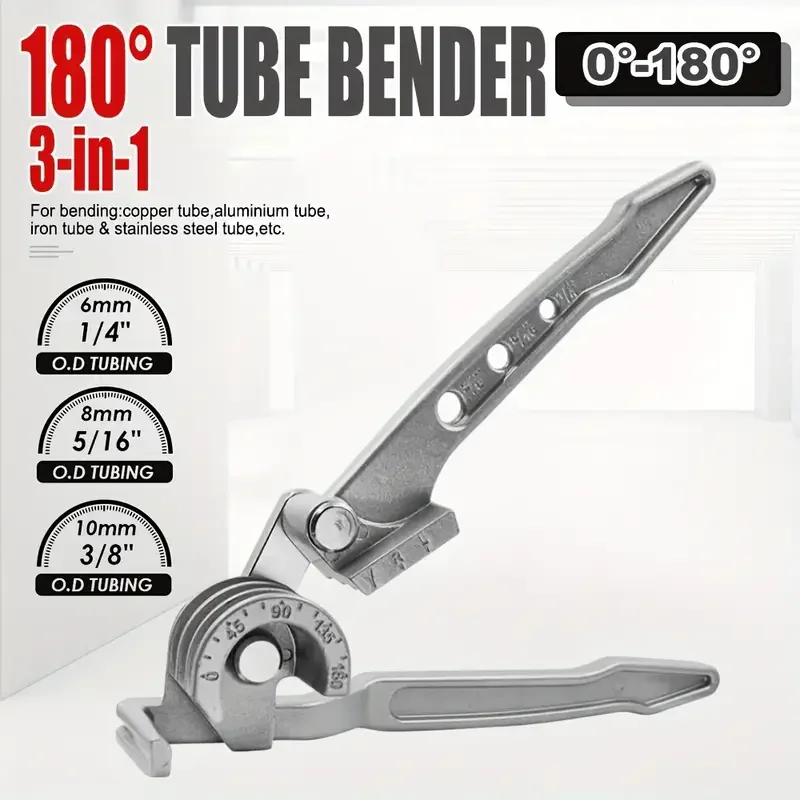 Copper Tube Bender, Tubing Bender 180°, Tube Bender 1/4