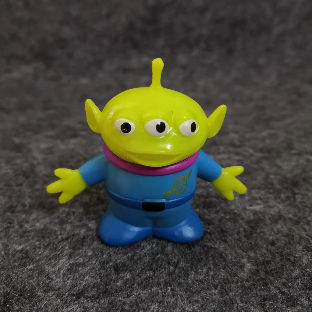 Alien Anime Toy Story Figurka akcji Pvc Model Lalka Samochód i ozdoby na biurko Kolekcja Dziecko Śliczne zabawki Prezenty 12szt 4cm