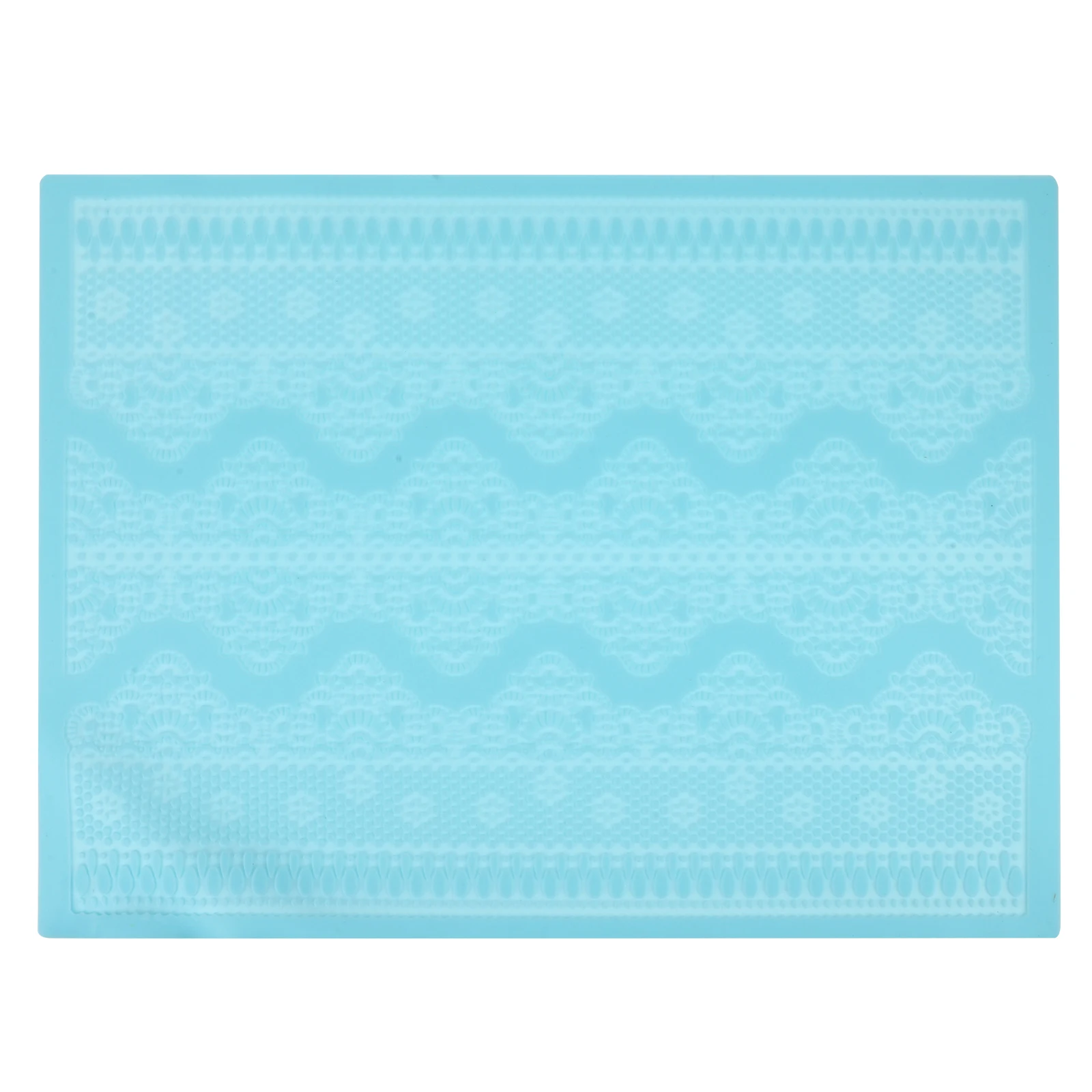 

1pcs Silicone Pad Baking Cake Lace Fondant Mat Kitchen Embossed Decor Molds Food Grade Tasteless Non Toxic Flexible Easy Wash