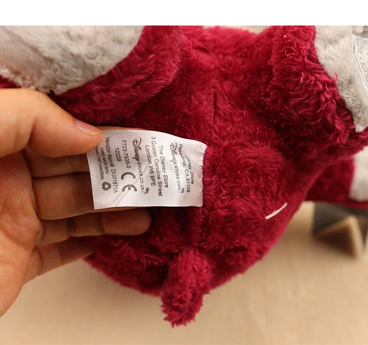 Kawaii Flauschiger Erdbeerduftender Lotso Huggin' Bear Plüschtiere Niedliche Plüschfiguren für Freundin Pixar Weiche Anime-Figur Geschenk für Mädchen – Detail 6