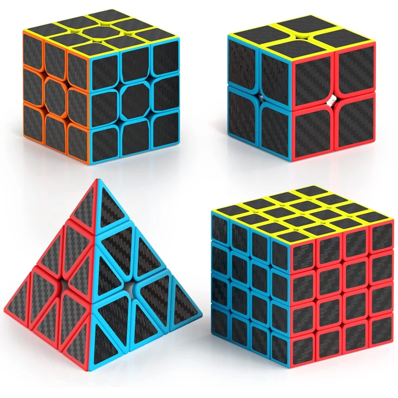 

Гладкий карбоновый скоростной кубик 2x2 3x3 4x4: развивающая головоломка для решения задач, обучающая игрушка для детей и взрослых, лучший подарок