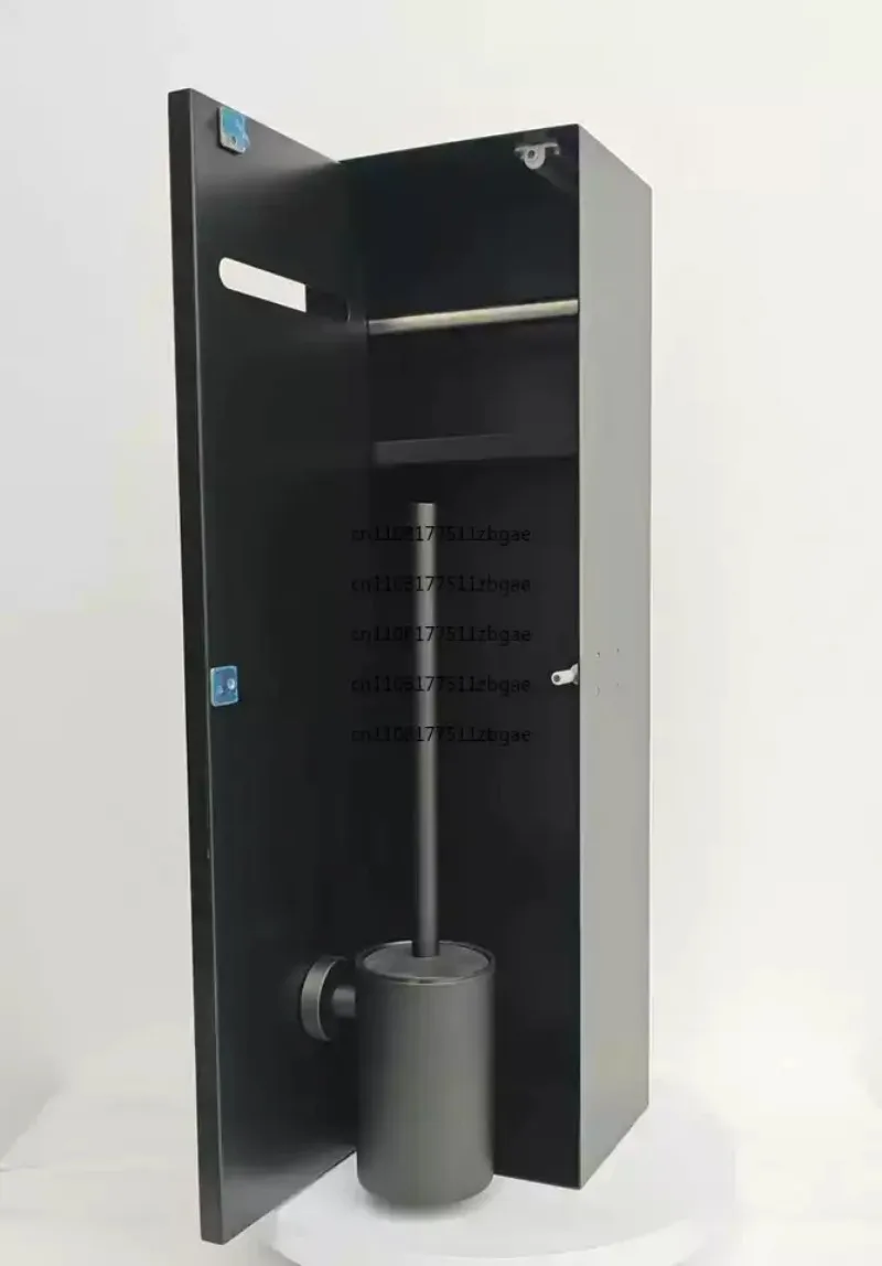 Wall Cabinet Wall Locker Embedded Toilet Brush Rack Stainless Steel Premium Tissue Storage Custom Spray Gun